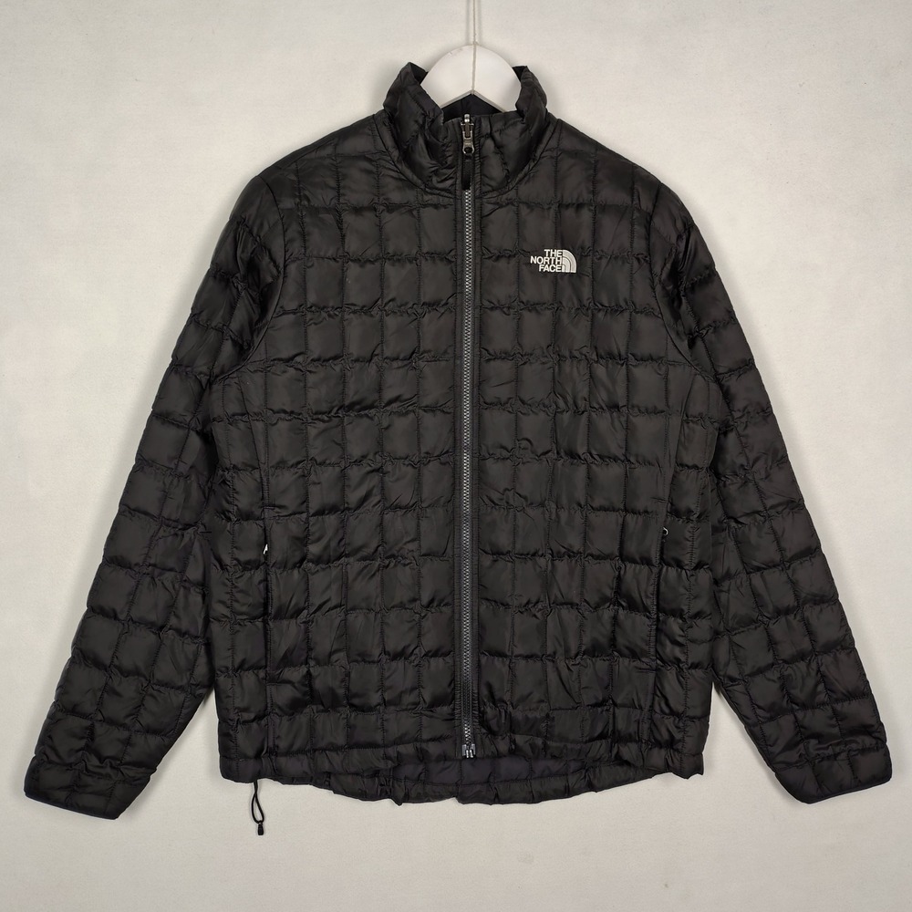 The North Face Womens ThermoBall Eco Quilted Insulated Jacket Black Size M